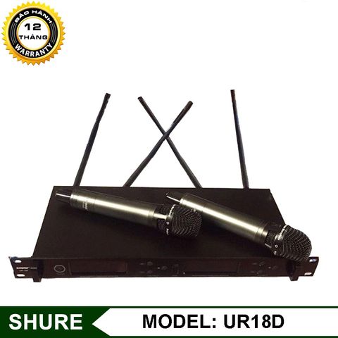  Bộ 02 Micro không dây Shure UR18D 