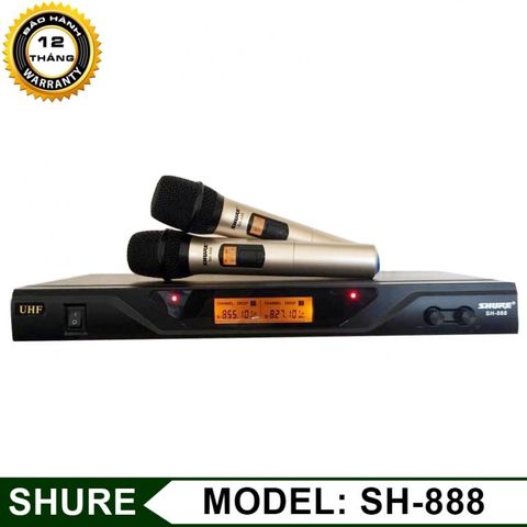  Bộ 02 Micro không dây Shure SH-888 