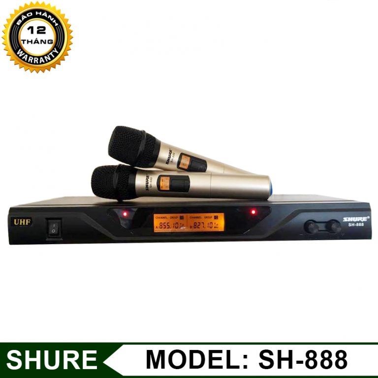 Bộ 02 Micro không dây Shure SH-888