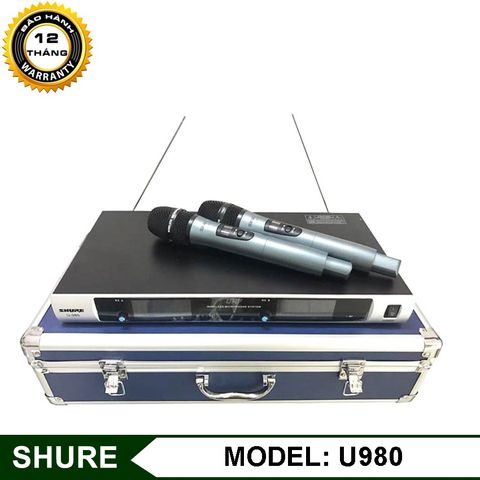  Bộ 02 Micro không dây Shure U-980 