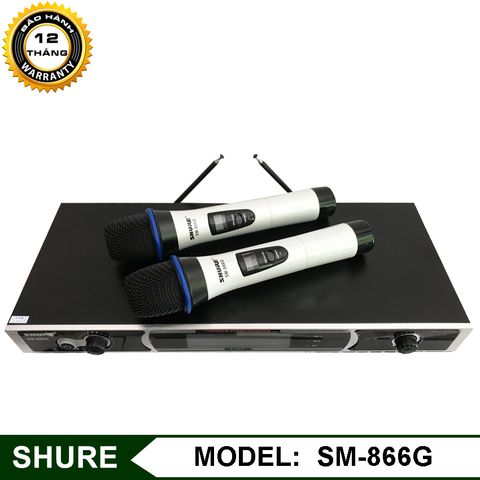  Bộ 02 Micro không dây Shure SM-866G 