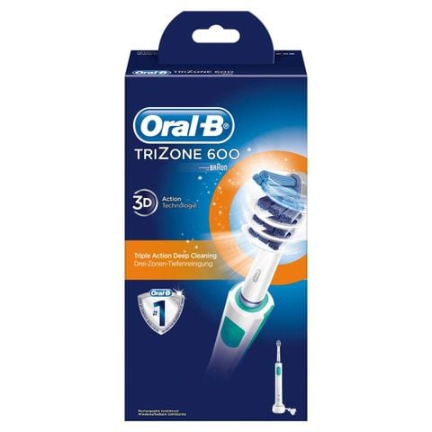  Bàn chải đánh răng điện Braun Oral-B Pro 600 TriZone - Made in Germany 