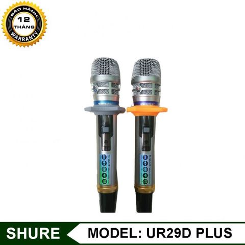  Bộ 02 Micro không dây Shure UR29D Plus 