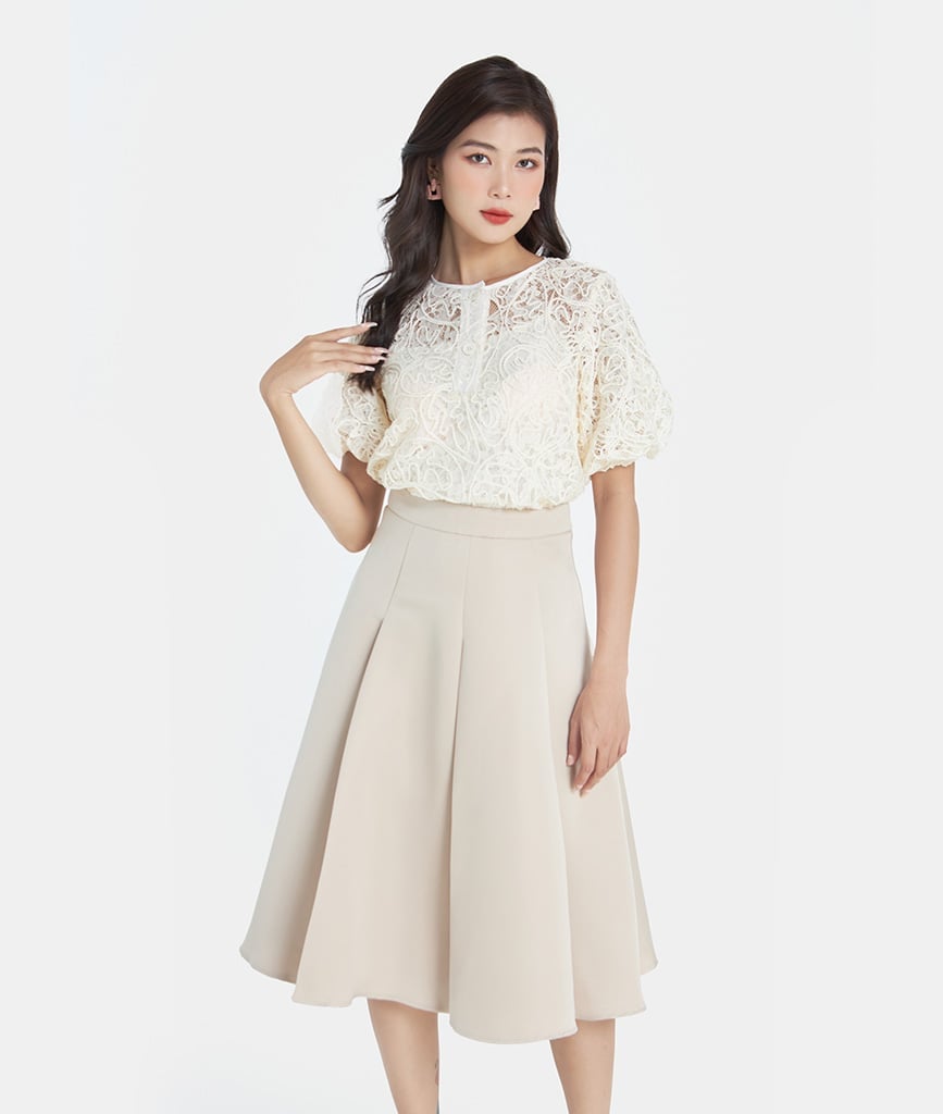 トップス Roy ribbon tops ivory andmary トップス Roy ribbon tops ivory andmary トップス andmary Roy
