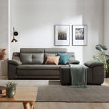 SF302A - GHẾ SOFA DA 3 CHỖ NGỒI