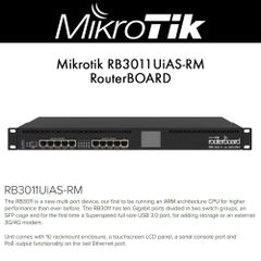 Router Mikrotik RB3011UiAS-RM