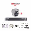 Trọn Gói 9 Camera HD-TVI 5.0Mpx Hikvision