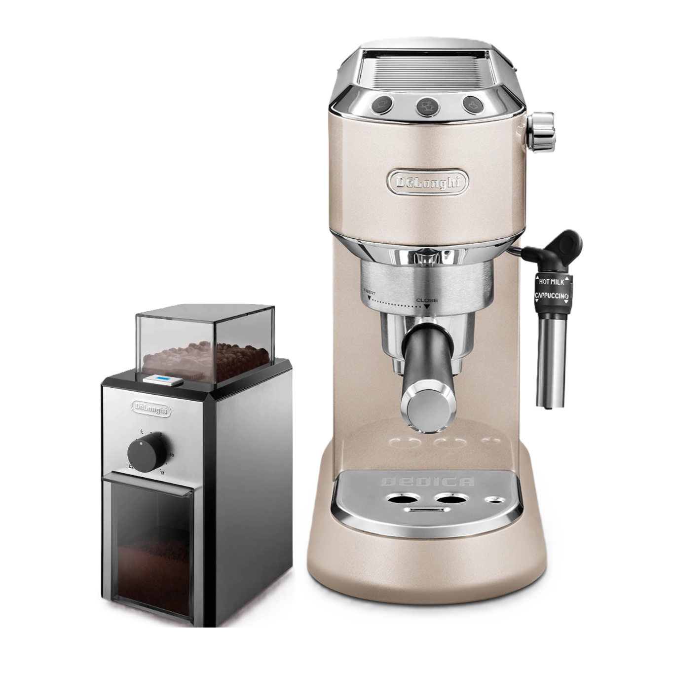  [CHÍNH HÃNG] Máy pha cà phê Delonghi EC885 Dedica Arte Manual Espresso Coffee Maker Ec885.BG - EC885.GY - Ec885.M 