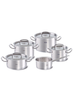  [CHÍNH HÃNG] Bộ nồi inox cao cấp Fissler Original Pro 5 món (nắp inox) - Sản xuất tại Đức 