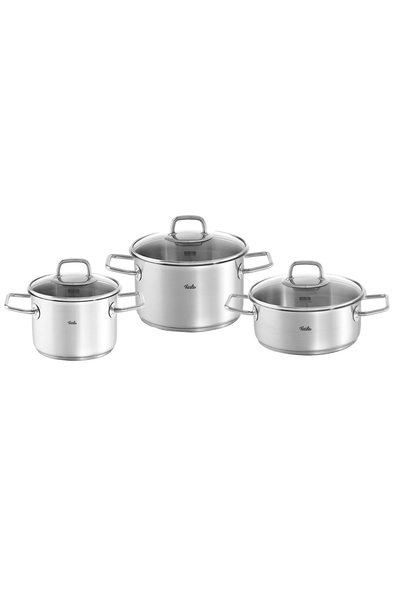  [CHÍNH HÃNG]Bộ nồi Fissler Viseo 3 món nắp kính - Sản xuất nguyên chiếc tại Đức 