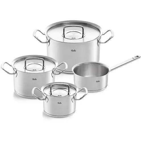  Bộ nồi 4 món Fissler Original Pro OPC2 - Made in Germany - 3 nồi 1 quánh nắp inox 