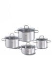  [CHÍNH HÃNG]Bộ nồi Fissler Viseo 3 món nắp kính - Sản xuất nguyên chiếc tại Đức 