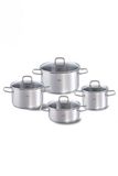  [CHÍNH HÃNG]Bộ nồi Fissler Viseo 4 món nắp kính - Sản xuất nguyên chiếc tại Đức 