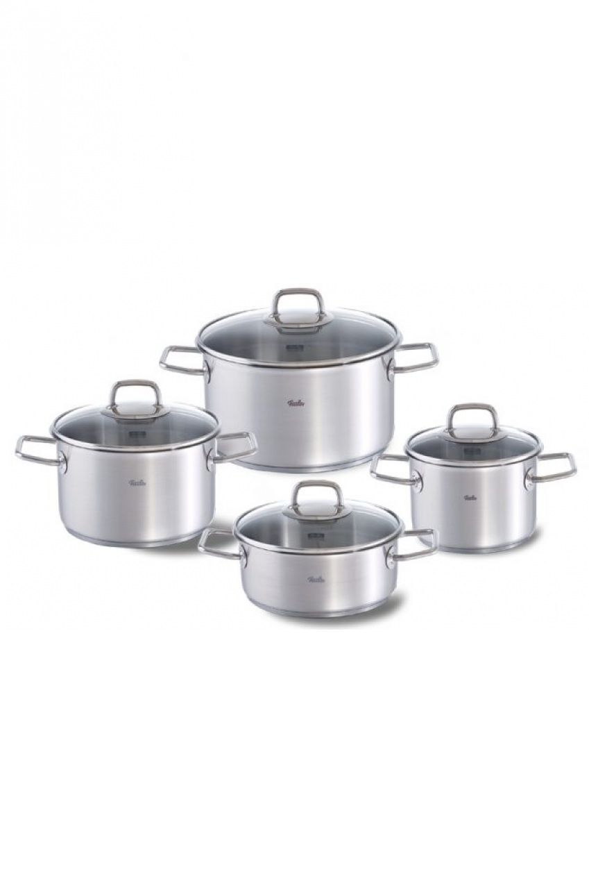  [CHÍNH HÃNG]Bộ nồi Fissler Viseo 4 món nắp kính - Sản xuất nguyên chiếc tại Đức 