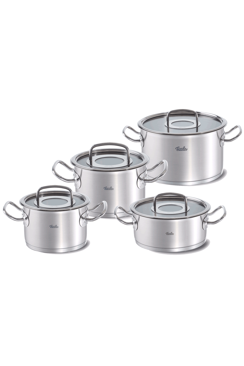  Bộ nồi inox cao cấp Fissler Original Pro 4 món (nắp kính) - Made in Germany 