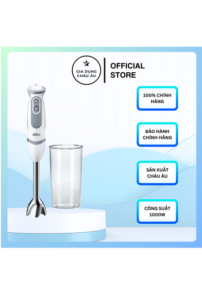  [CHÍNH HÃNG]Máy xay cầm tay Braun MQ 5200 Soup Vario - 1000W - Bảo hành chính hãng 2 năm 