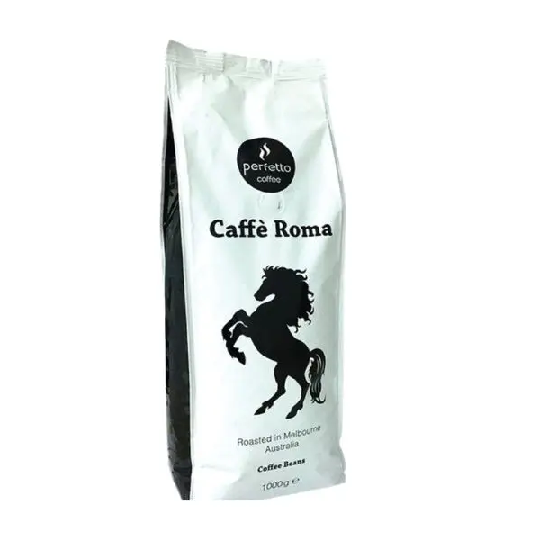  Cà phê hạt nguyên chất hảo hạng Perfetto Caffè Roma 1000g nhập khẩu Úc - 70% Arabica & 30% Robusta Beans 