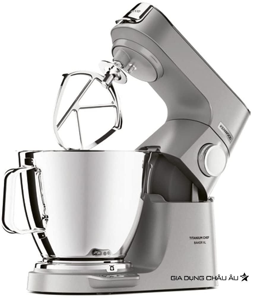  Máy trộn đa năng Kenwood KVL 85.004 SI Titanium Chef Baker XL 1200w kèm tô trộn 5L và 7L 