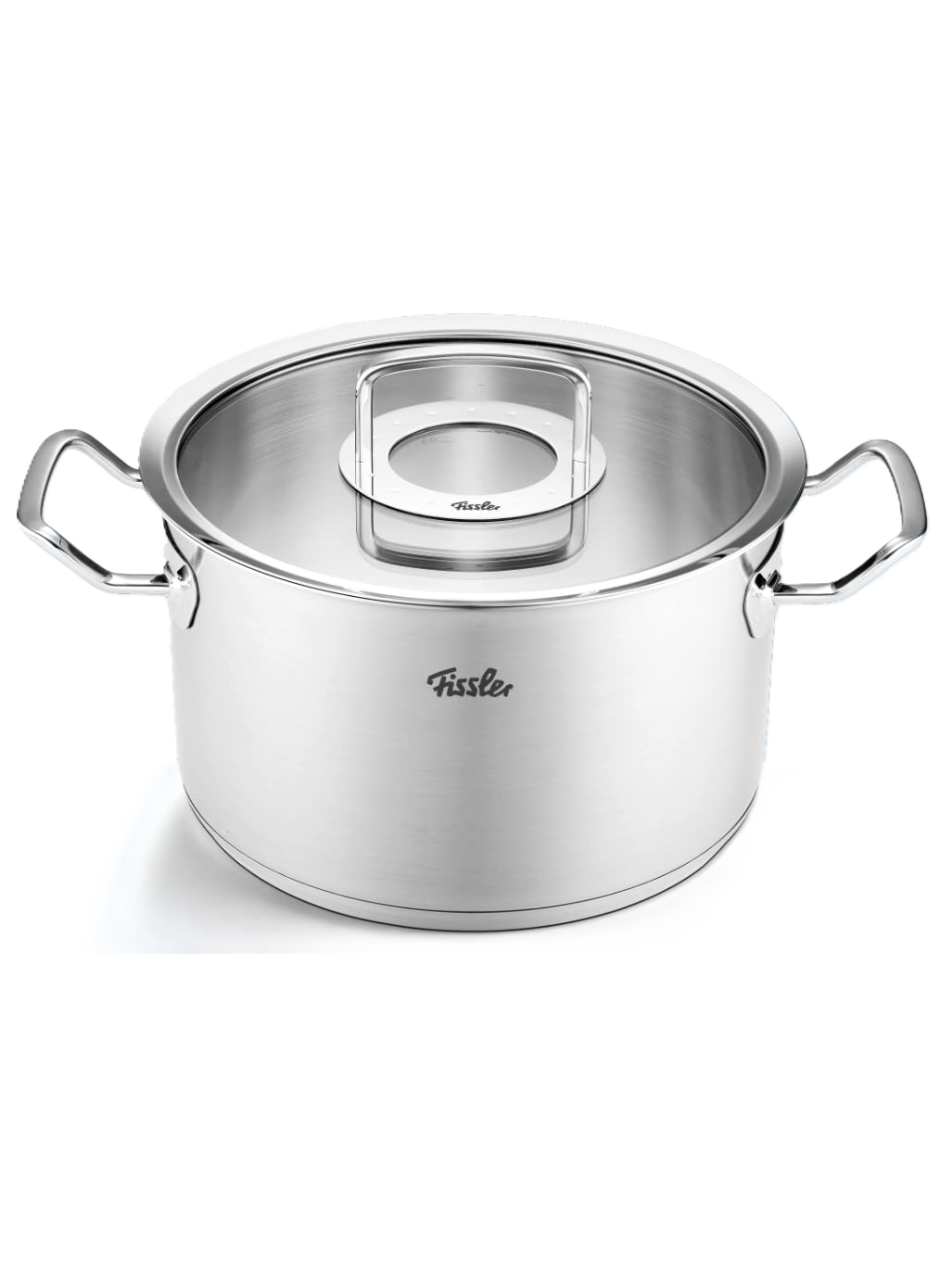  [CHÍNH HÃNG]Bộ nồi Fissler Original Profi 6 món nắp kính có quánh hình nón và xửng hấp - Made in Germany 