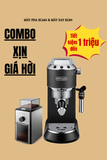  [CHÍNH HÃNG] Máy pha cà phê Delonghi EC785 - Coffee Maker Delonghi Dedica Metallics EC 785 