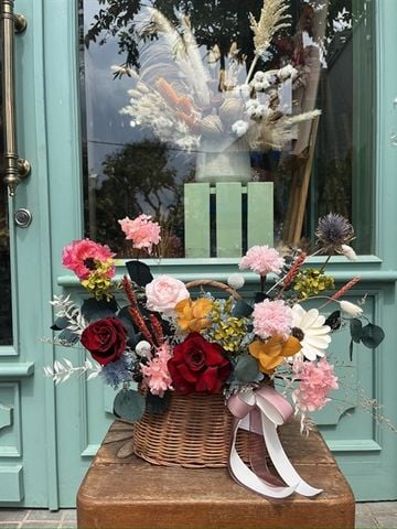 Giỏ hoa khô M14013M