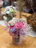 Chậu hoa mini để bàn tone hồng tím M130654S