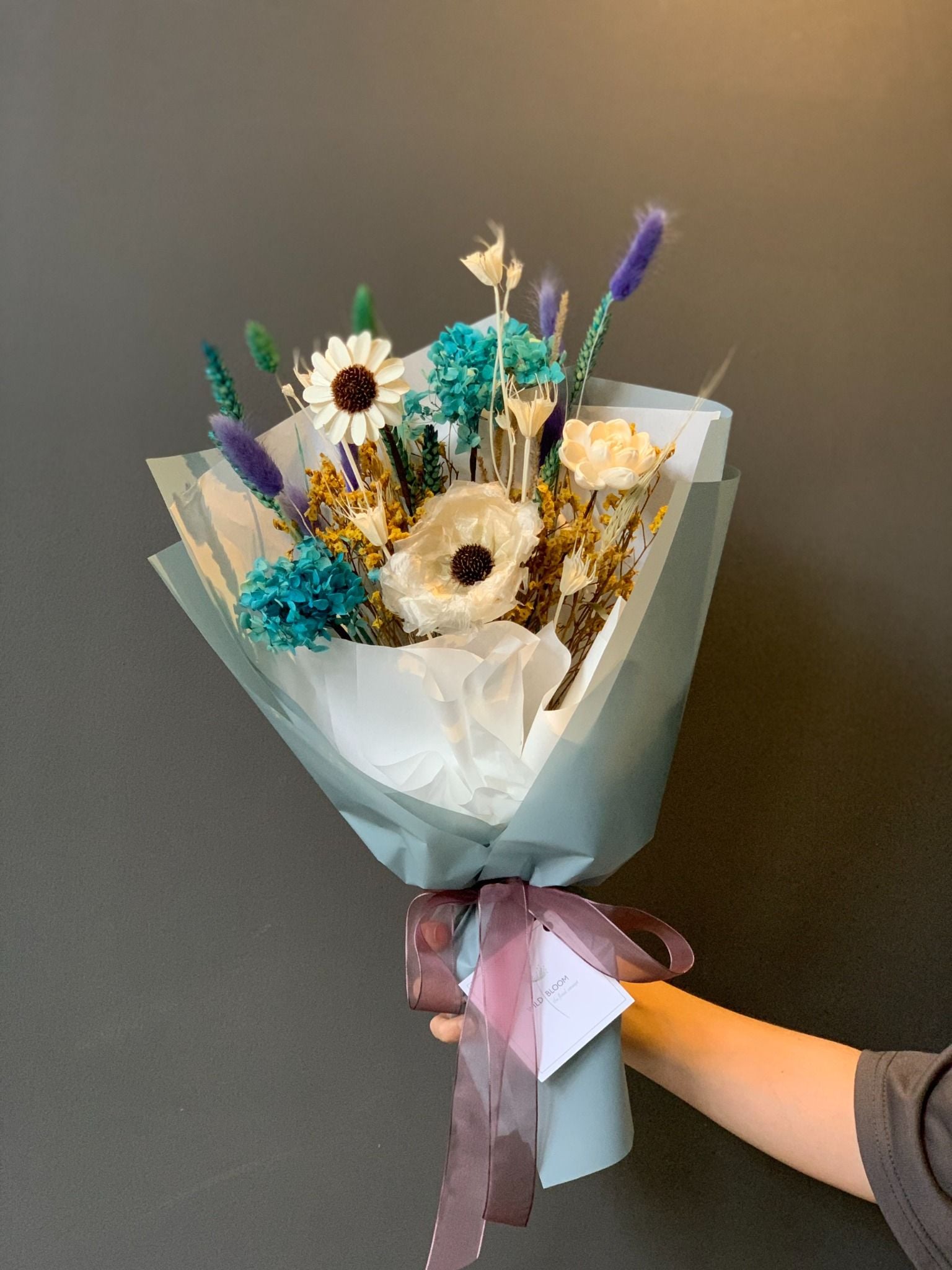 Bó hoa khô nhiều màu M111220M