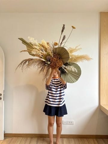 Hoa khô nội thất - wall hanger treo tường