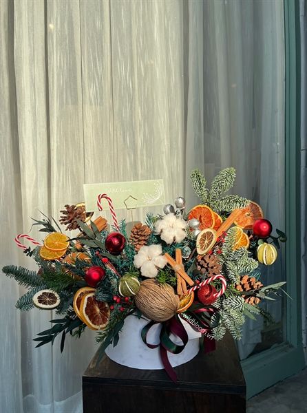 Hộp hoa mừng Xmas M120158L