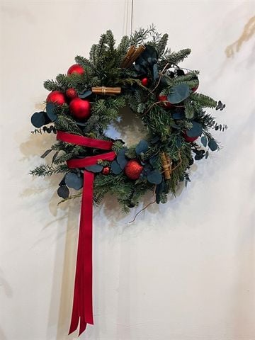 Vòng hoa khô Xmas 50cm M17108M