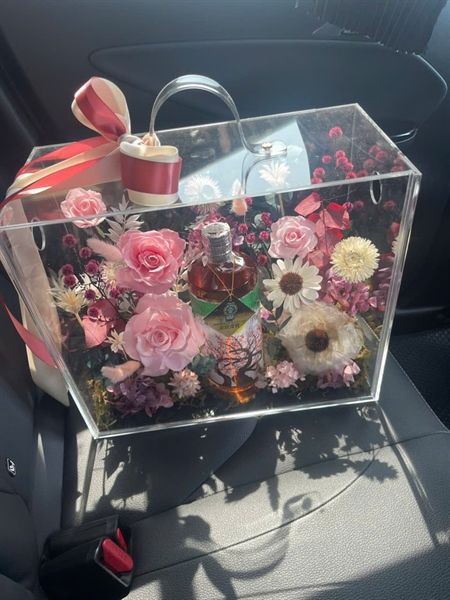 Hộp hoa tone hồng M120213L