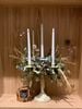 Chân nến decor hoa khô M151239S