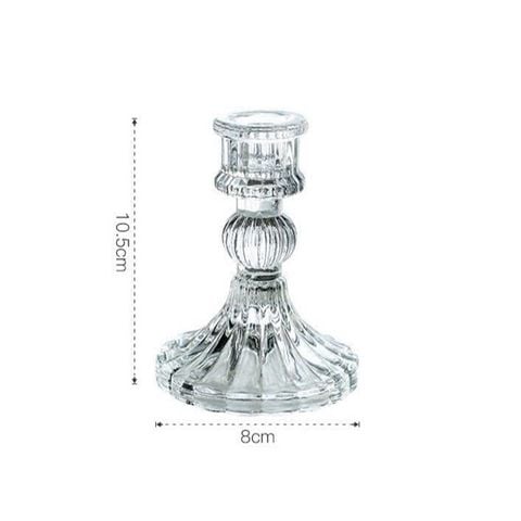 Chân nến tapper pha lê