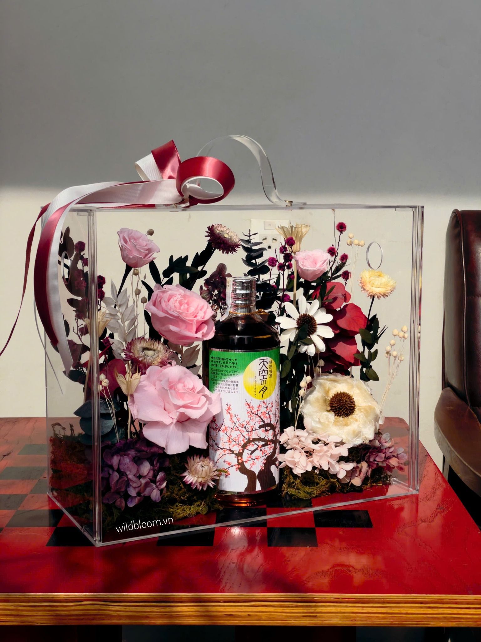 Hộp hoa tone hồng M120213L