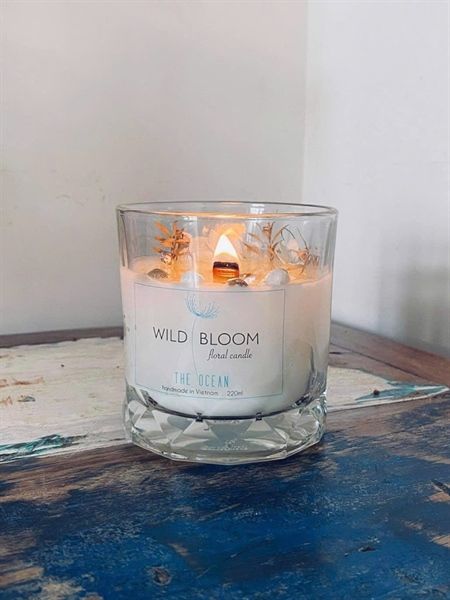 Nến hoa The Ocean - M - 220ml