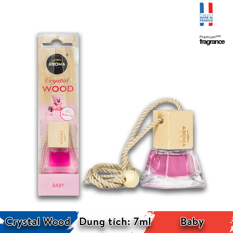  Tinh dầu treo Aroma Car Crystal Wood 7ml - Baby/ACCW03 