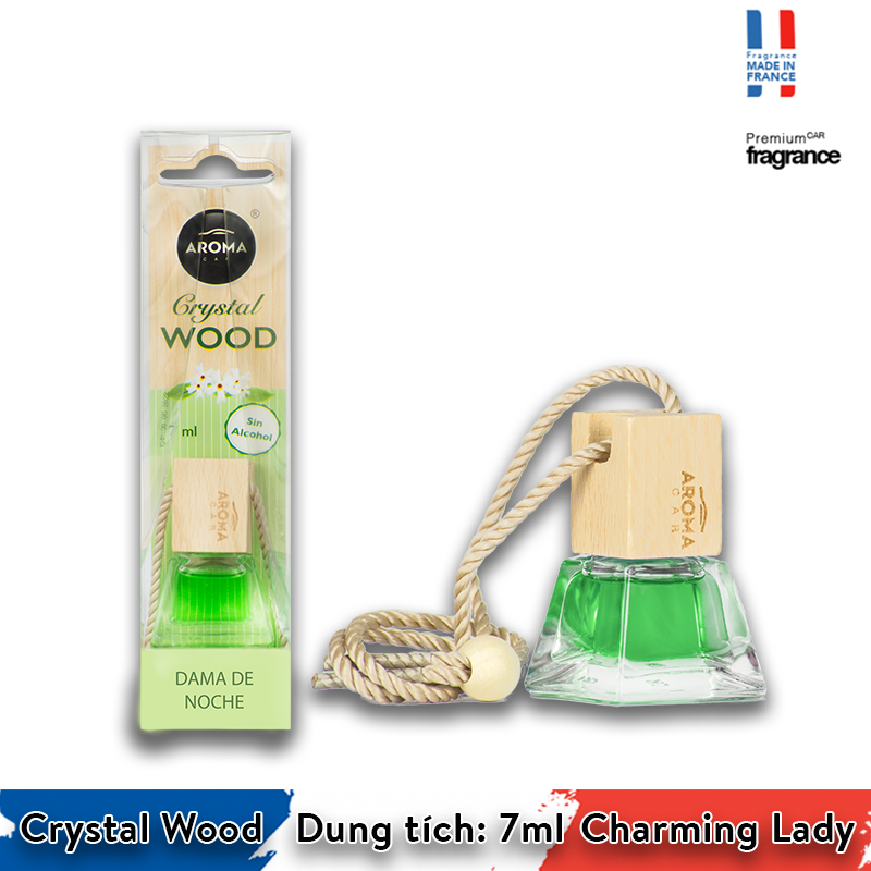  Tinh dầu treo Aroma Car Crystal Wood 7ml - Charming Lady/ACCW06 