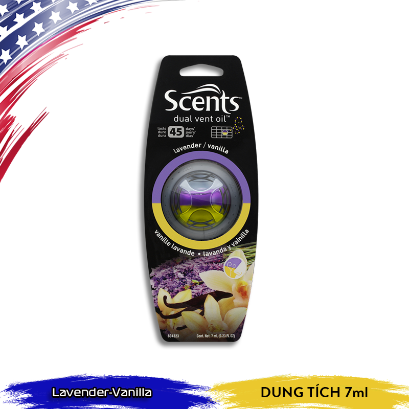  Gài cửa gió Scents Vent Oil-Lavender-Vanilla/804323 