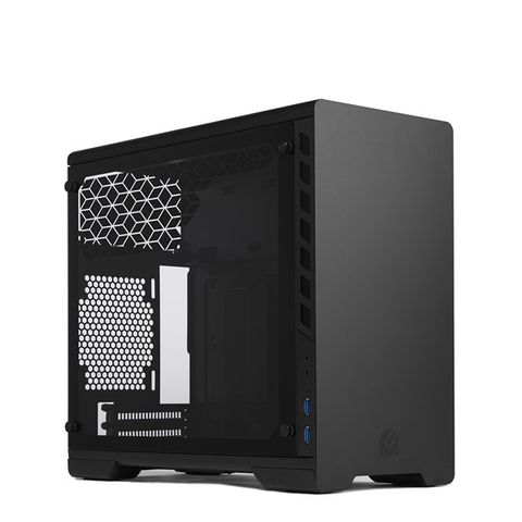 Case METALLIC GEAR NEO MINI ITX BLACK TEMPERED GLASS - FULL ALUMINIUM CASE