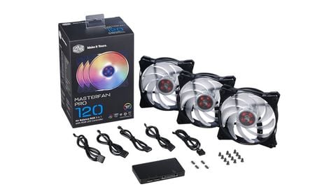 COOLERMASTER MFP120 AB RGB 3IN1 WITH CONTROLLER