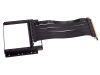 Lian Li O11D-1X, Premium PCI-E x16 3.0 Extender Riser Cable 200mm and Cover Bracket, Black