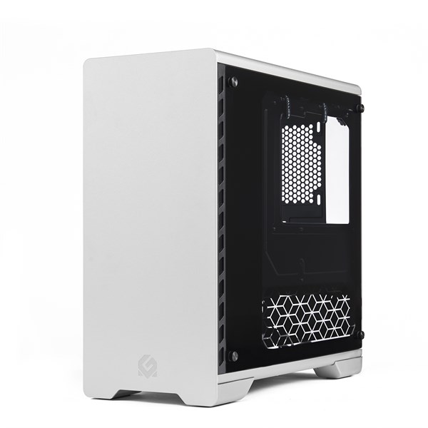 Case METALLIC GEAR NEO MICRO ATX SILVER TEMPERED GLASS FULL ALUMINIUM