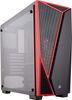 Case CORSAIR SPEC-04 TEMPERED GLASS BLACK / RED