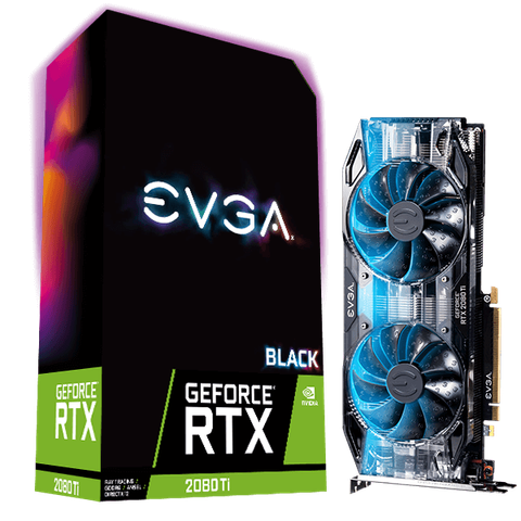 VGA EVGA GeForce RTX 2080 Ti BLACK EDITION GAMING 11GB