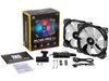 CORSAIR ML140 PRO RGB LED - TWIN FAN PACK WITH LIGHTING NODE PRO