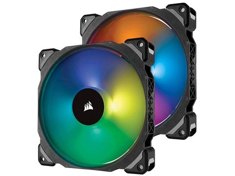 CORSAIR ML140 PRO RGB LED - TWIN FAN PACK WITH LIGHTING NODE PRO