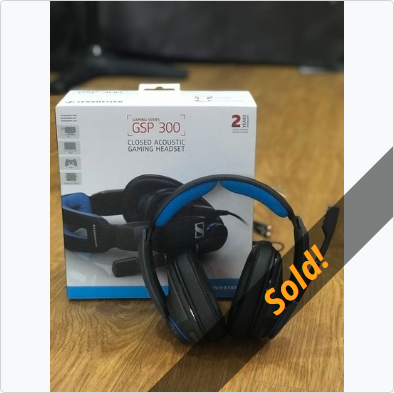 Đấu giá: Tai nghe Sennheiser GSP 300