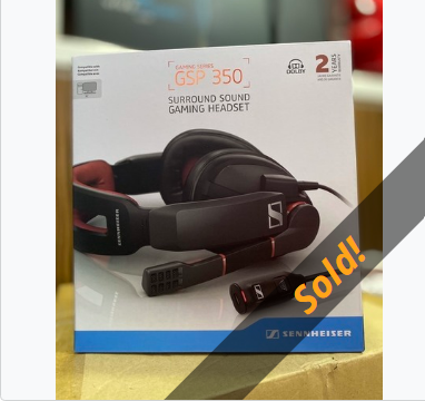 Đấu giá: Tai nghe Sennheiser GSP350