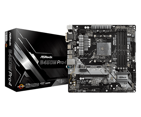 ASROCK B450M PRO 4