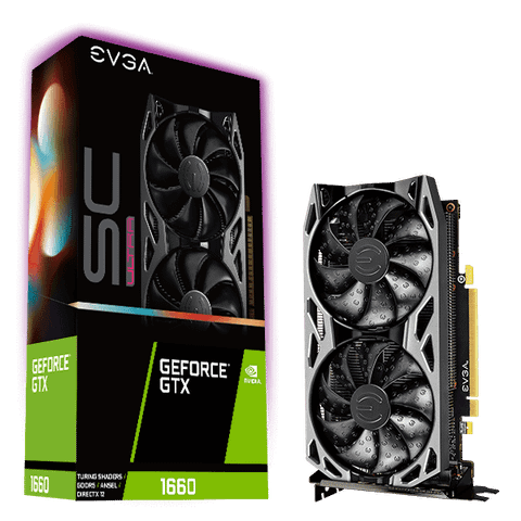 VGA EVGA GeForce GTX 1660 SC ULTRA GAMING 6GB